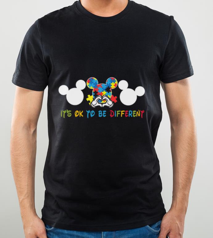 Original Autism Mickey Mouse It s Ok To Be Different shirt 4 - Original Autism Mickey Mouse It's Ok To Be Different shirt