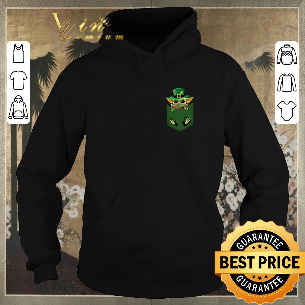 Original Baby Yoda St patrick s day pocket shirt sweater 4 - Original Baby Yoda St patrick’s day pocket shirt sweater