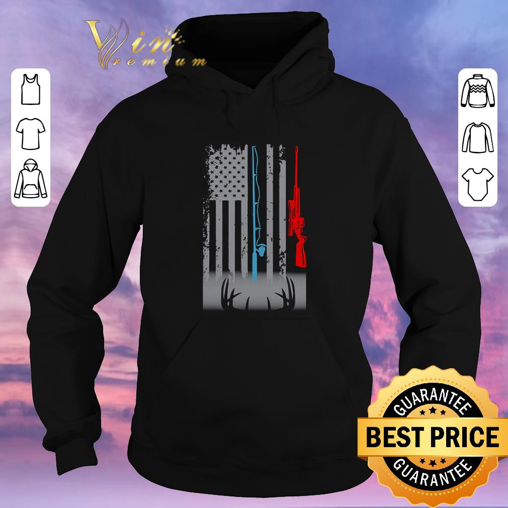 Original Fishing rod hunting rifle America Flag shirt sweater 4 - Original Fishing rod hunting rifle America Flag shirt sweater