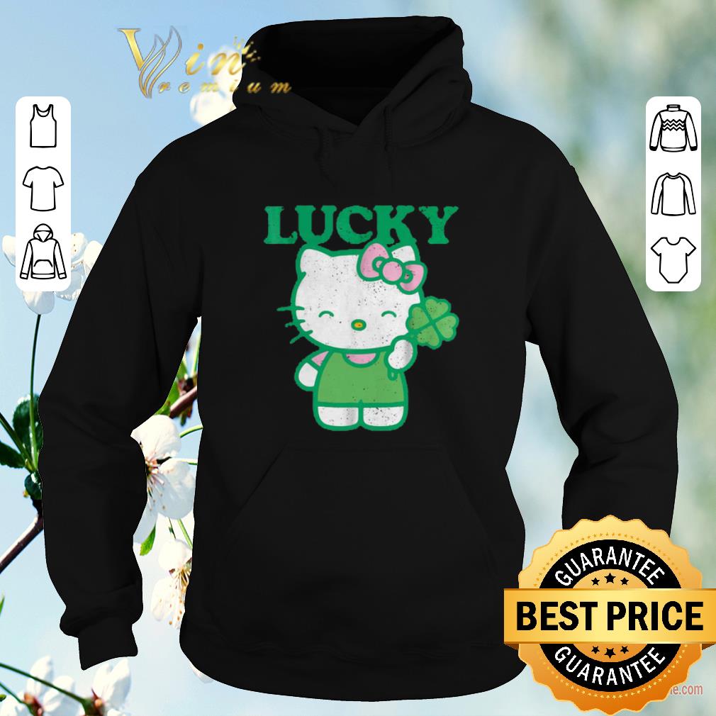 Original Hello Kitty Lucky Clover St. Patrick's day shirt sweater Original Hello Kitty Lucky Clover St Patrick s day shirt sweater 4 - Original Hello Kitty Lucky Clover St. Patrick's day shirt sweater