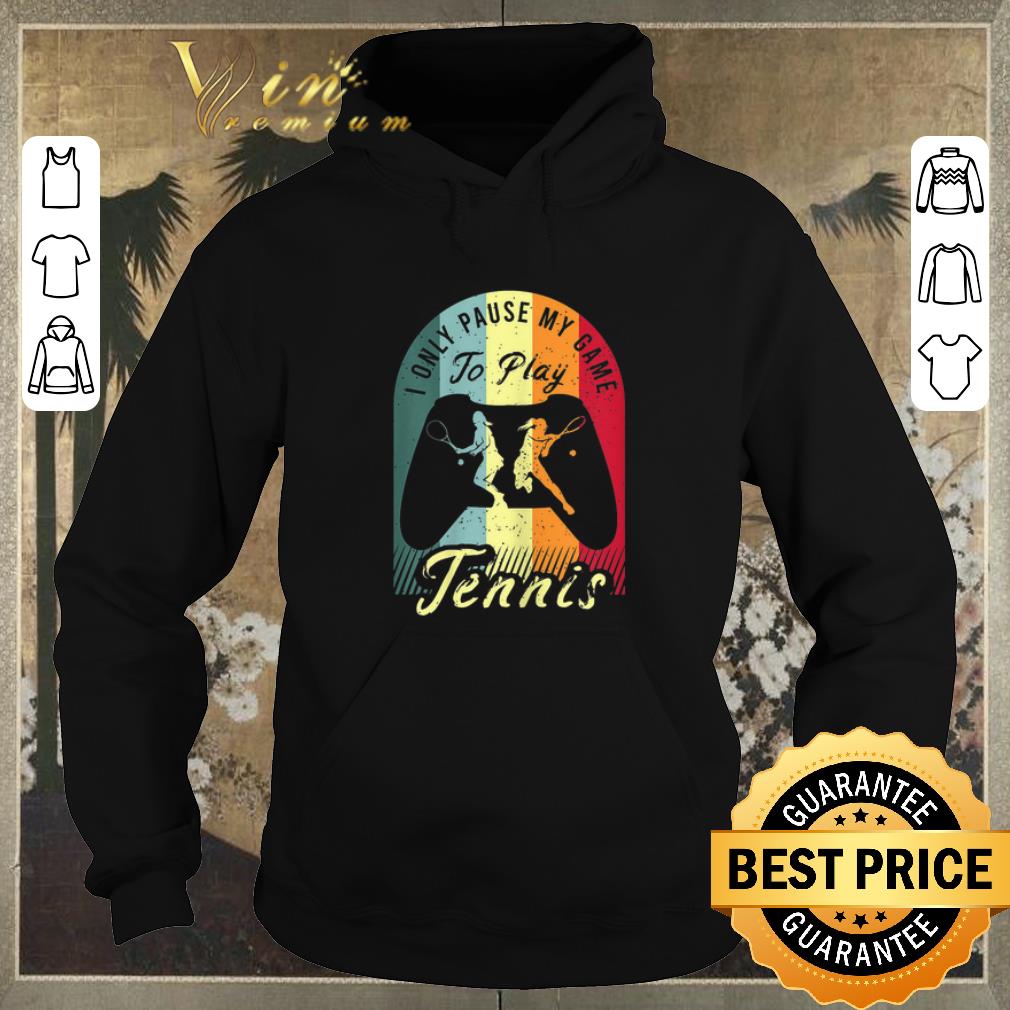 Original Womens Tennis i only pause my game to play Tennis vintage shirt sweater 4 - Original Womens Tennis i only pause my game to play Tennis vintage shirt sweater