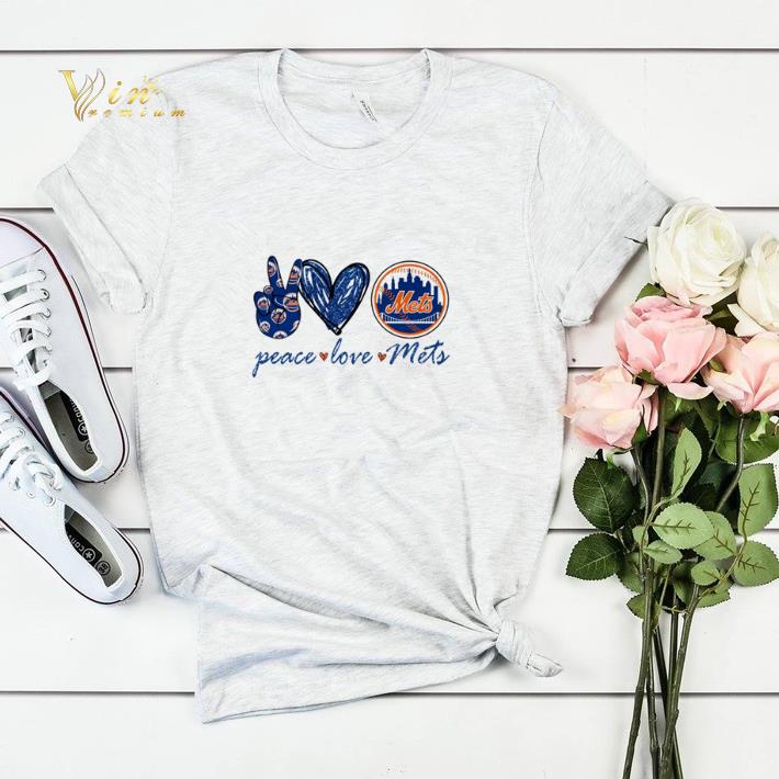 Peace love New York Mets logo shirt sweater 4 - Peace love New York Mets logo shirt sweater