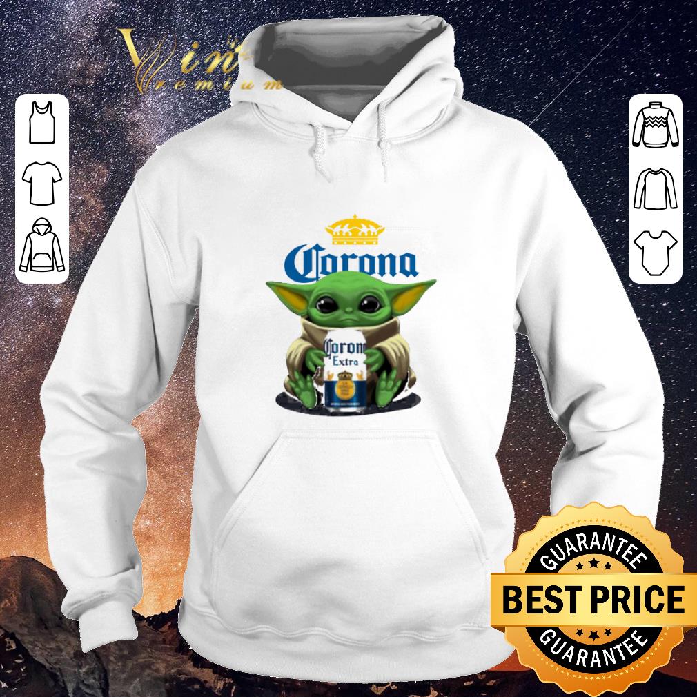 Premium Baby Yoda Hug Corona Extra Beer shirt sweater 4 - Premium Baby Yoda Hug Corona Extra Beer shirt sweater