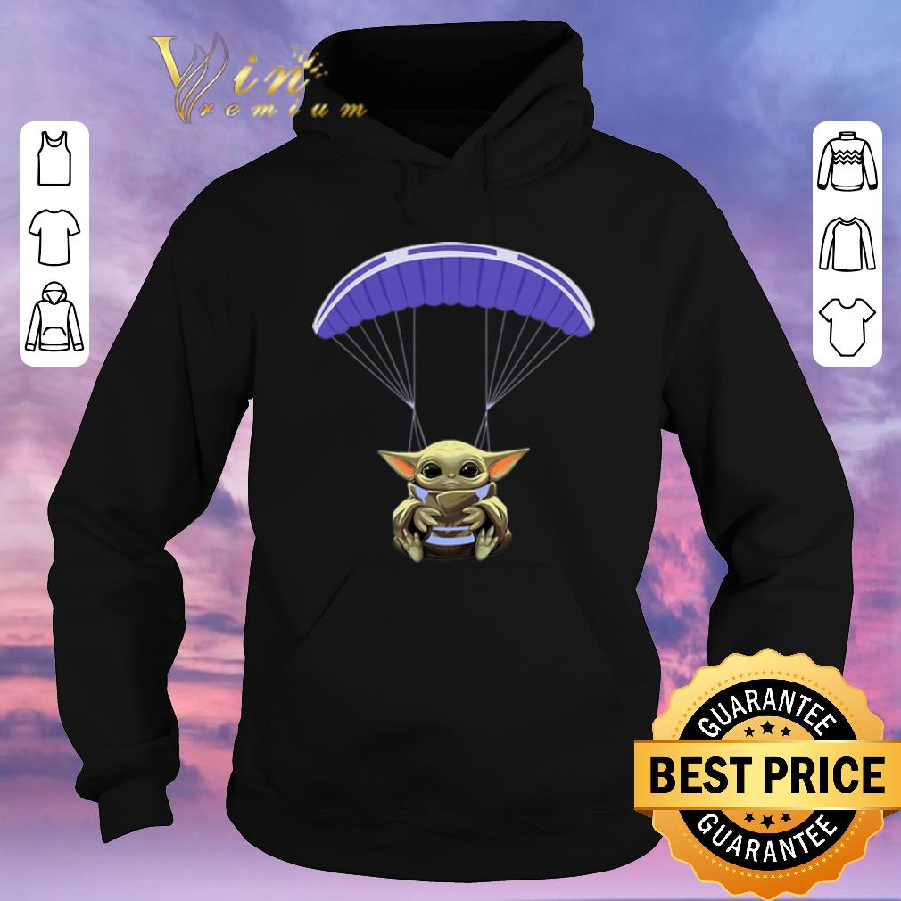 Premium Baby Yoda Parachute Star Wars shirt sweater 4 - Premium Baby Yoda Parachute Star Wars shirt sweater