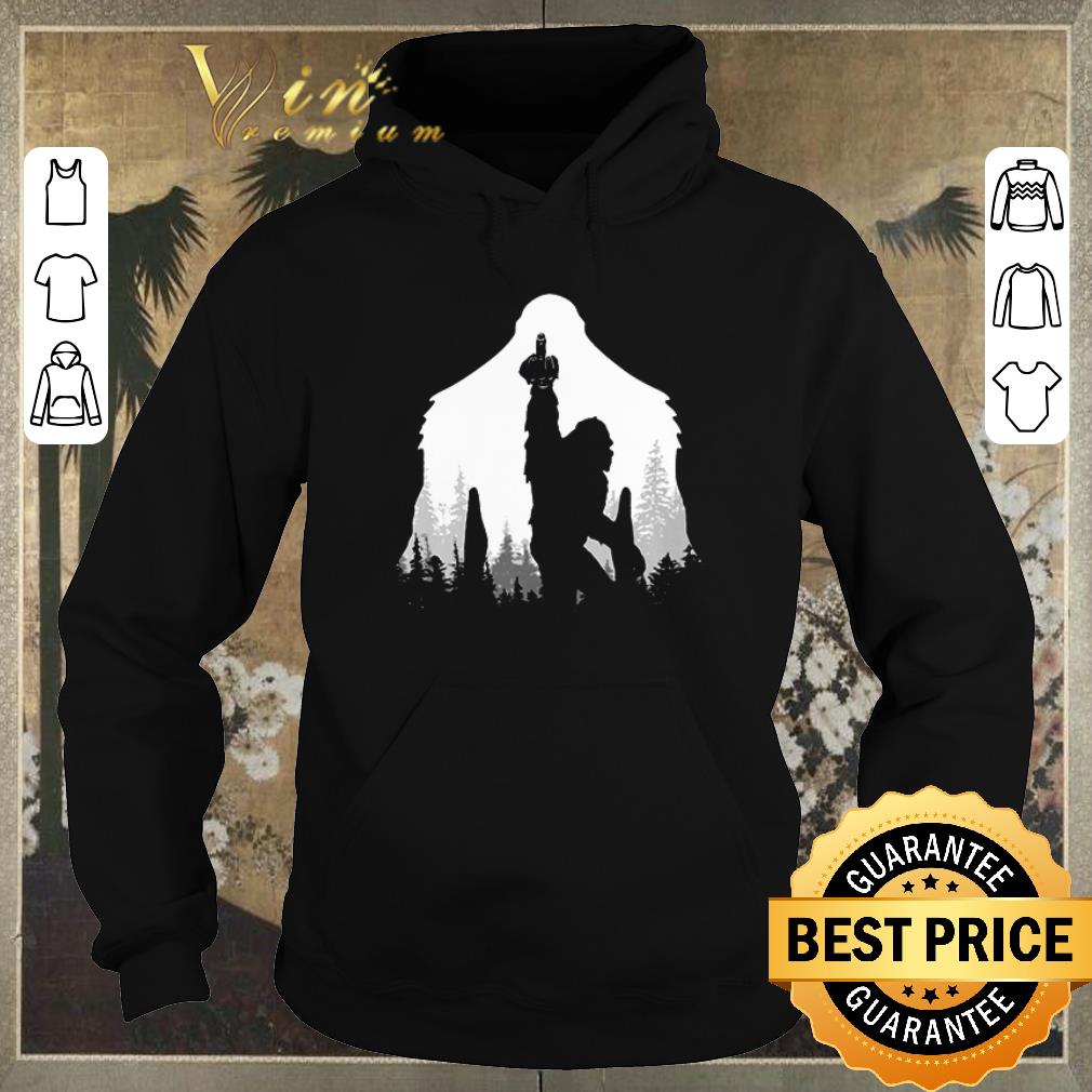 Pretty Bigfoot middle finger in the forest shirt sweater Pretty Bigfoot middle finger in the forest shirt sweater 4 - Pretty Bigfoot middle finger in the forest shirt sweater