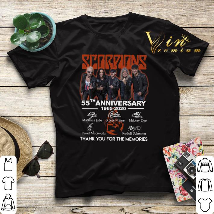 Scorpions Logo 55th anniversary 1965-2020 signatures shirt sweater Scorpions Logo 55th anniversary 1965 2020 signatures shirt sweater 4 - Scorpions Logo 55th anniversary 1965-2020 signatures shirt sweater