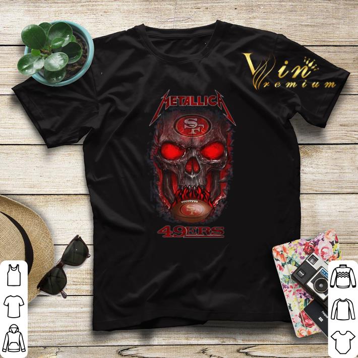 Skull Metallica Logo San Francisco 49ers shirt sweater 4 - Skull Metallica Logo San Francisco 49ers shirt sweater