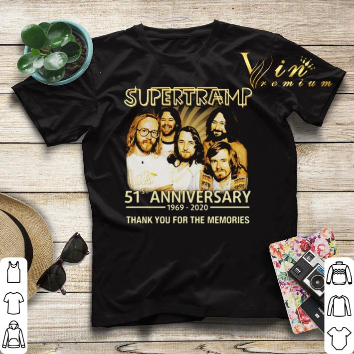 Supertramp 51st anniversary 1969 2020 thank you for the memories shirt sweater 4 - Supertramp 51st anniversary 1969-2020 thank you for the memories shirt sweater