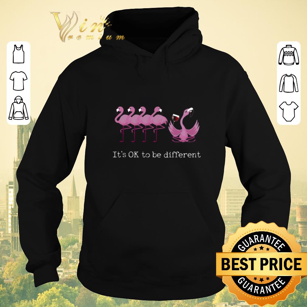 Top Flamingo It's Ok To Be Different shirt sweater Top Flamingo It s Ok To Be Different shirt sweater 4 - Top Flamingo It's Ok To Be Different shirt sweater