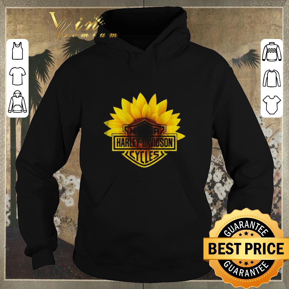 Top Sunflower Harley Davidson logo shirt sweater 4 - Top Sunflower Harley-Davidson logo shirt sweater