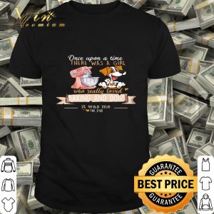 Once upon a time there was a girl who really loved baking and dogs shirt