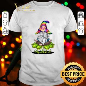 Yoga Gnome Hippie colors shirt