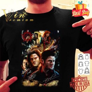 Supernatural all signature poster shirt