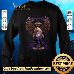 Original Skull Motor Harley Davidson Cycles LSU Tigers shirt sweater 2