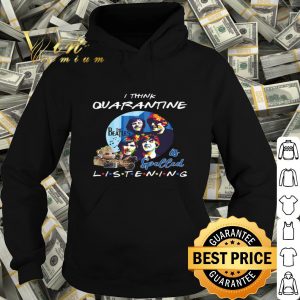 Baby Groot i think quarantine The Beatles is spelled listening Coronavirus shirt