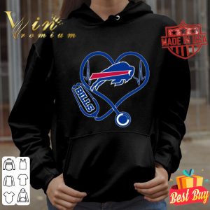 Love Stethoscopes Buffalo Bills heart shirt