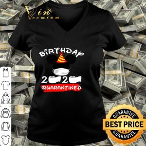 Mickey Mouse Birthday 2020 Quarantined Coronavirus shirt