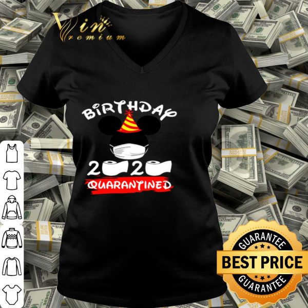 Mickey Mouse Birthday 2020 Quarantined Coronavirus shirt