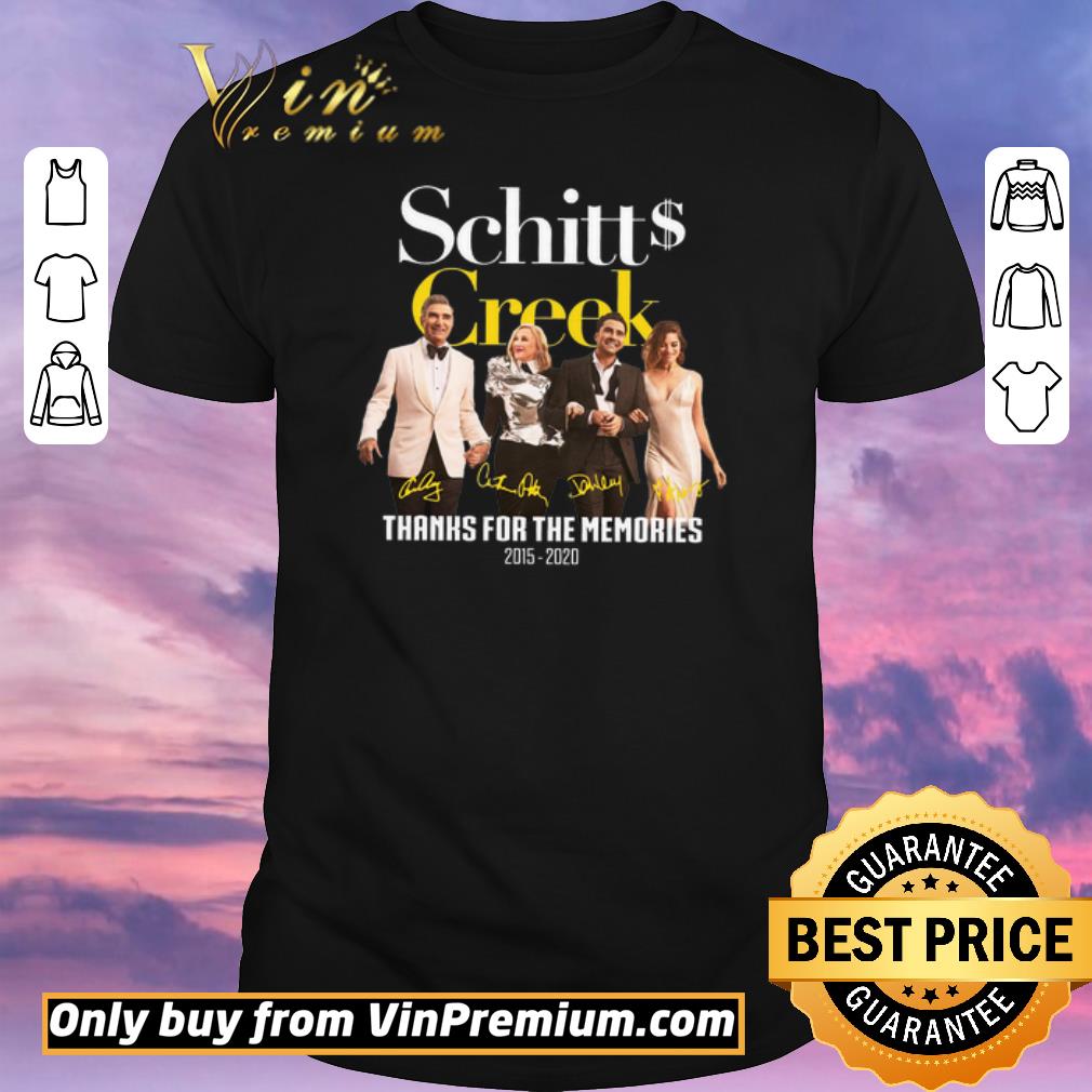 Top Schitt Creek Signature Thanks For The Memories 2015 2020 shirt sweater Top Schitt Creek Signature Thanks For The Memories 2015 2020 shirt sweater