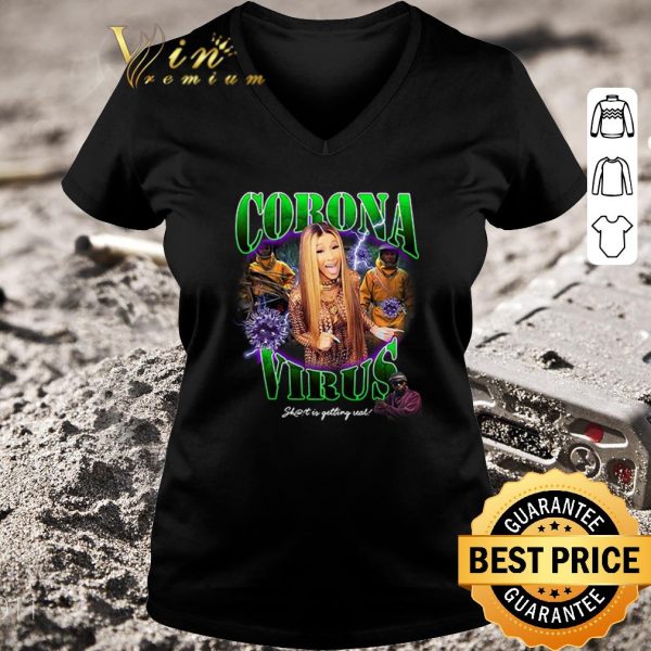 Nice Cardi B Coronavirus short is getting val shirt