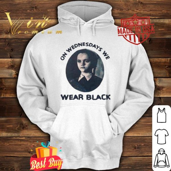 Wednesday Addams On Wednesdays We Wear Black shirt