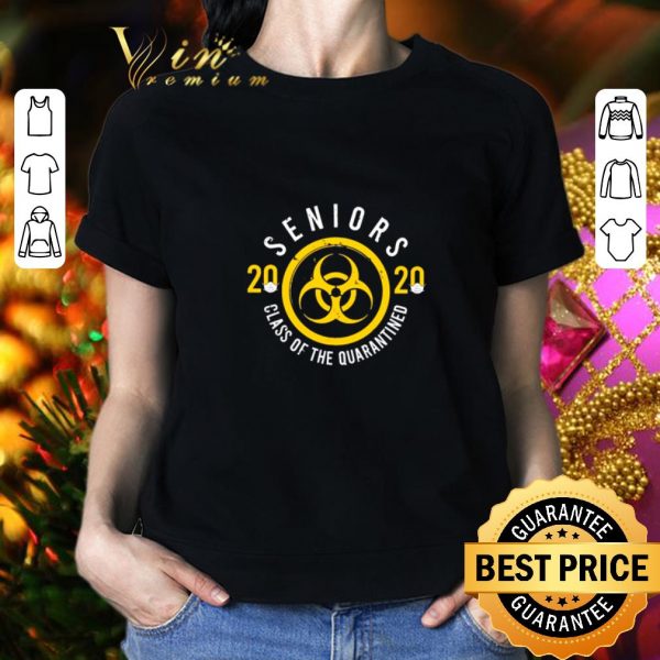 Cheap Seniors 2020 class of the quarantine Covid-19 shirt