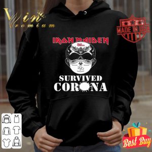 Skull Iron Maiden Mask Survived Coronavirus shirt