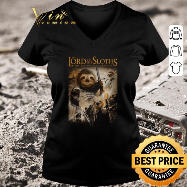 Hot The lord Of the Sloths the return of the Sloths shirt