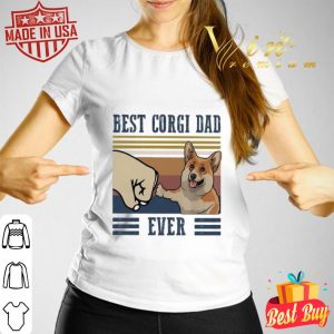 Vintage Best Corgi dad ever shirt