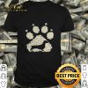 Daisy flowers dog paw Dachshund shirt