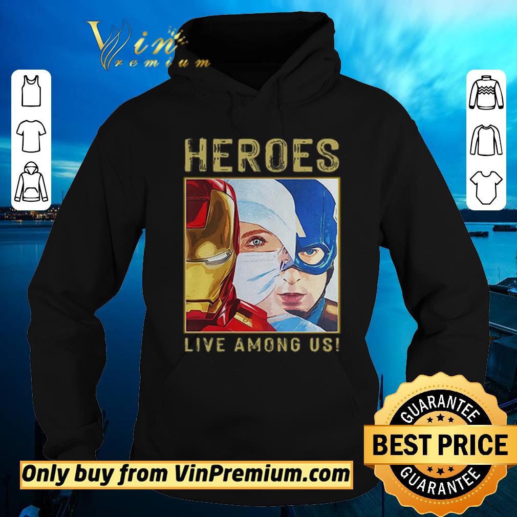 414a4ce5 original nurse heroes live among us shirt sweater 4 - Original Nurse Heroes Live among US shirt sweater