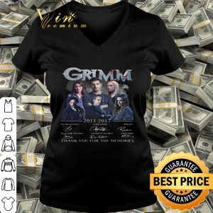 Grimm 2011-2017 all signature thank you for the memories shirt