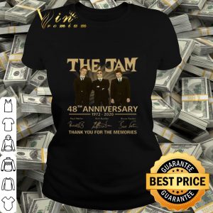 The Jam 48th anniversary 1972 2020 all signature shirt