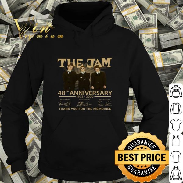 The Jam 48th anniversary 1972 2020 all signature shirt