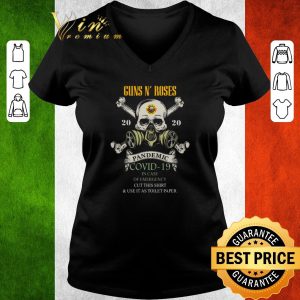 Hot Skull Guns N’ Roses 2020 Pandemic Covid-19 in case of emergency shirt 2