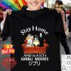 Totoro and Friends Stay home and watch Ghibli Movies shirt