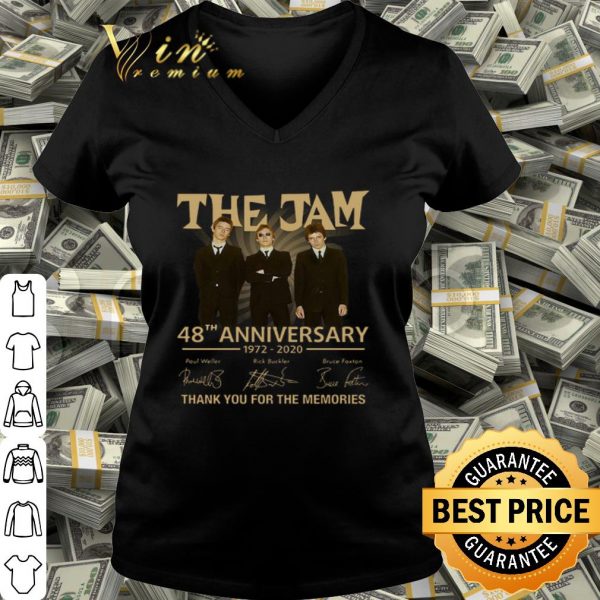 The Jam 48th anniversary 1972 2020 all signature shirt