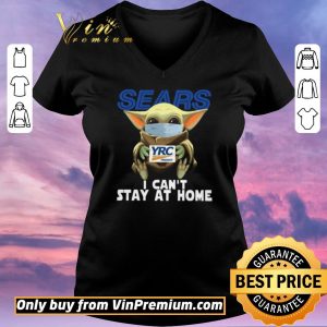 Nice Baby Yoda Face Mask Sears Cant Stay At Home shirt sweater