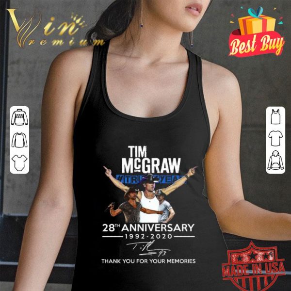 Tim McGraw Truck Yeah 28th anniversary 1992-2020 signature shirt
