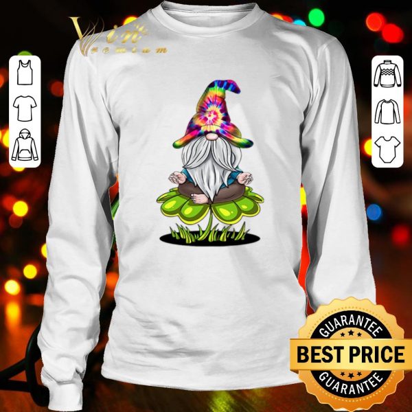 Yoga Gnome Hippie colors shirt