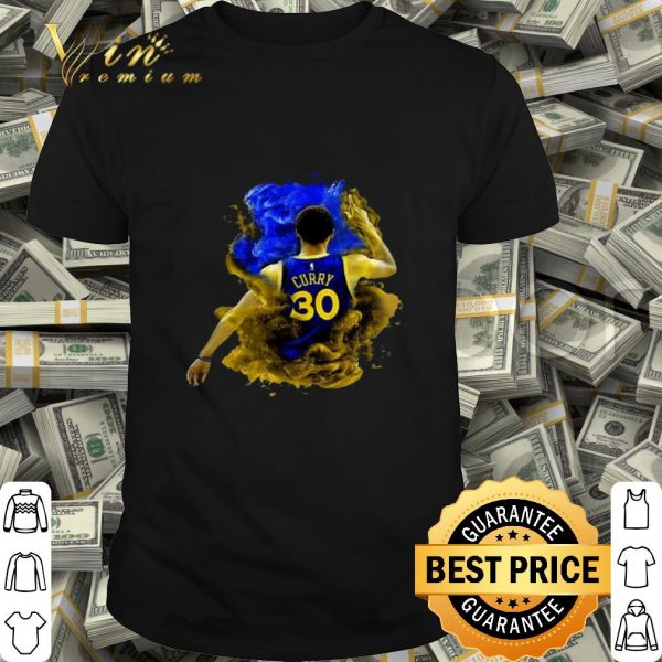 30 Stephen Curry Golden State Warriors watercolor shirt