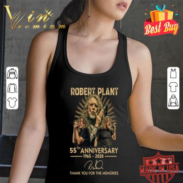 55th anniversary 1965-2020 Robert Plant signature shirt