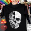 Nerdy dirty inked and curvy version skull shirt