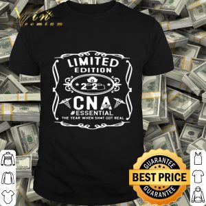 Limited Edition 2020 CNA Essential the year when shit got real Coronavirus shirt