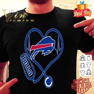 Love Stethoscopes Buffalo Bills heart shirt