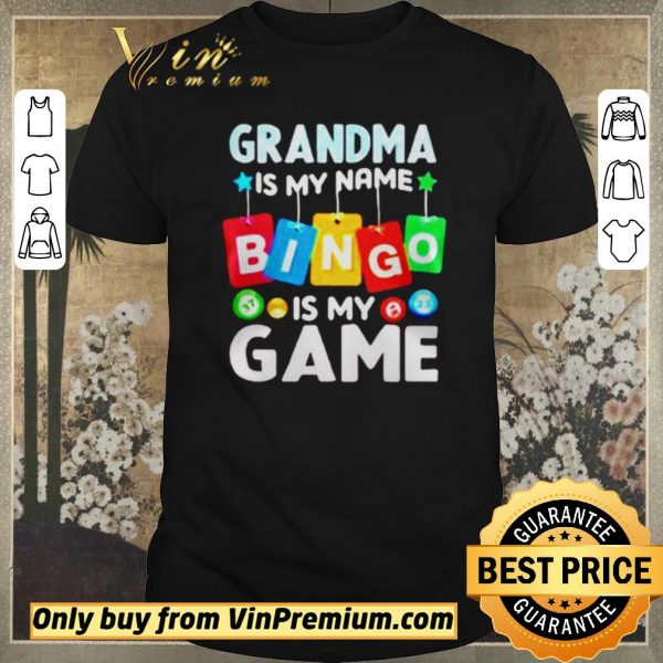 Top Grandma is my nam Bingo is my Game shirt sweater