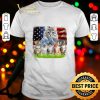 Mountain cats and American flag shirt