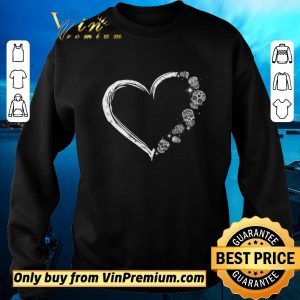 Top Heart Skulls Tattoo shirt sweater 2