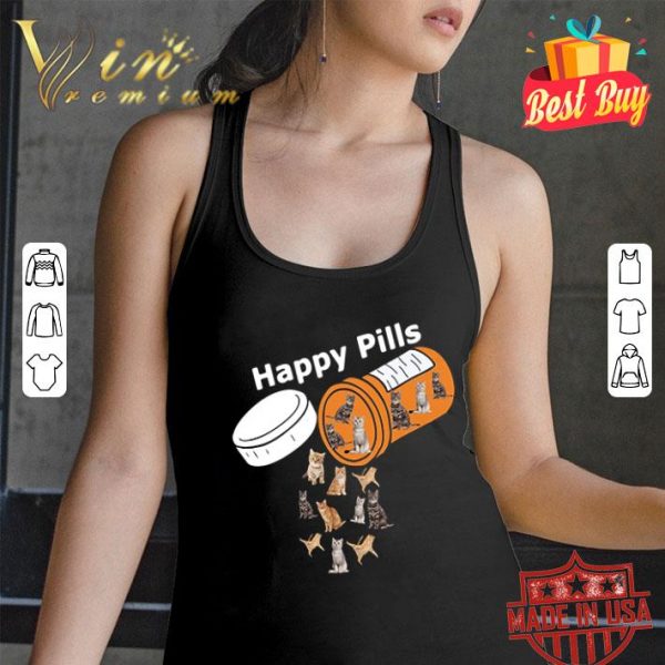 Happy pills version cats shirt
