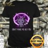 Satan Cat don’t make me hex you shirt